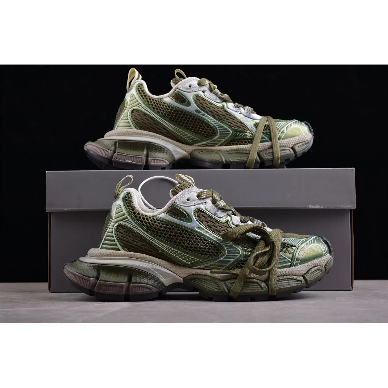 BALENCIAGA 3XL x OLIVE GREEN all