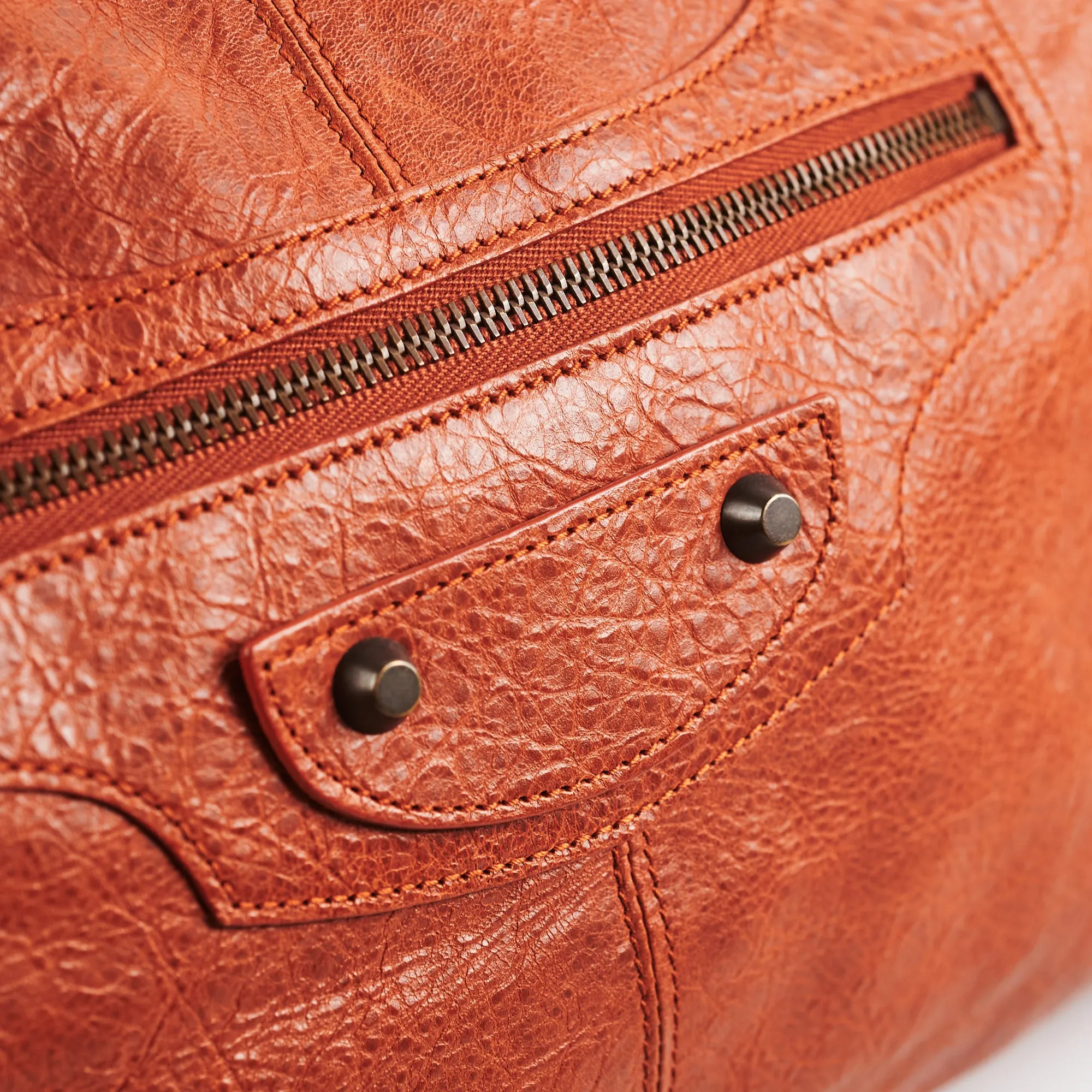 Balenciaga Large City Brown Bag