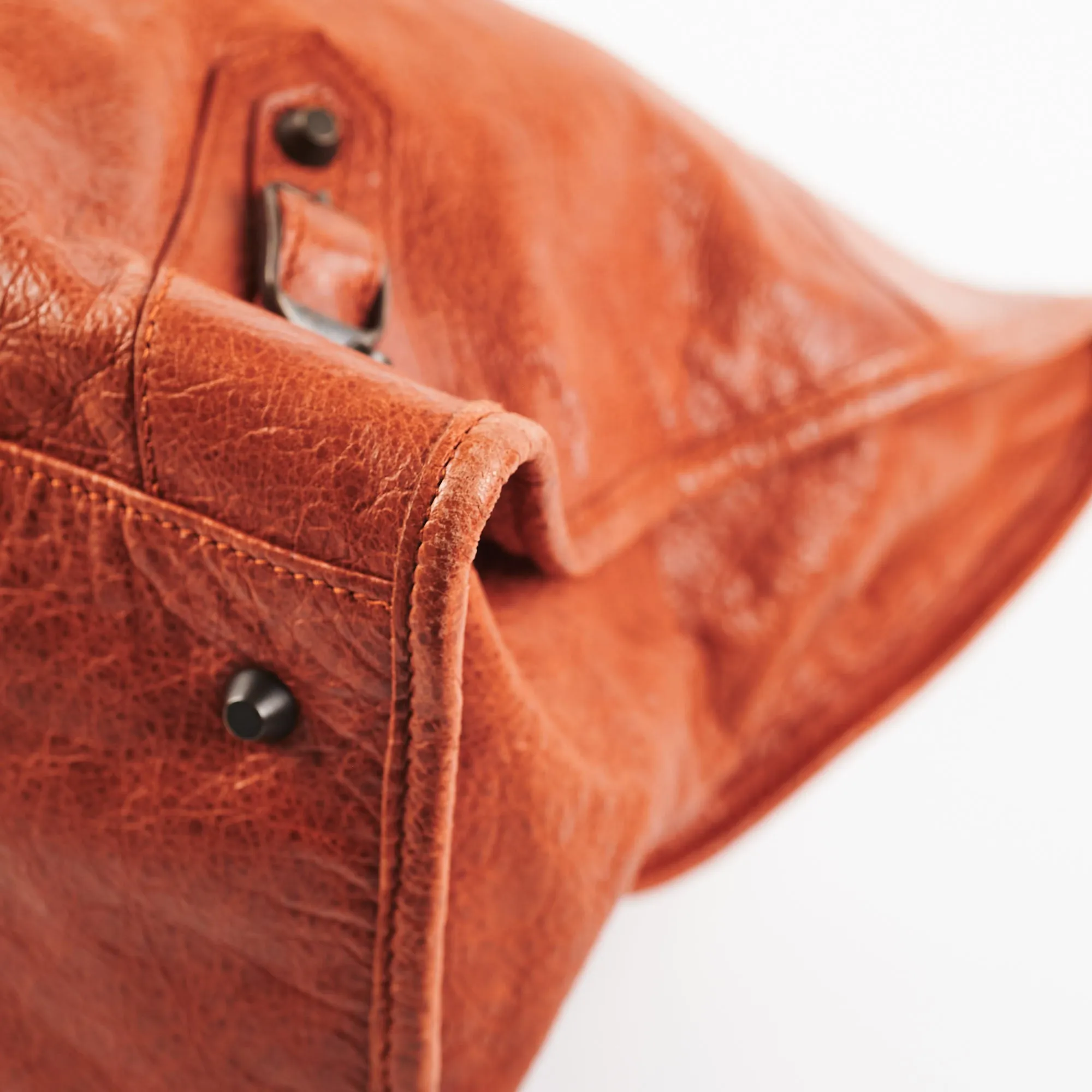 Balenciaga Large City Brown Bag