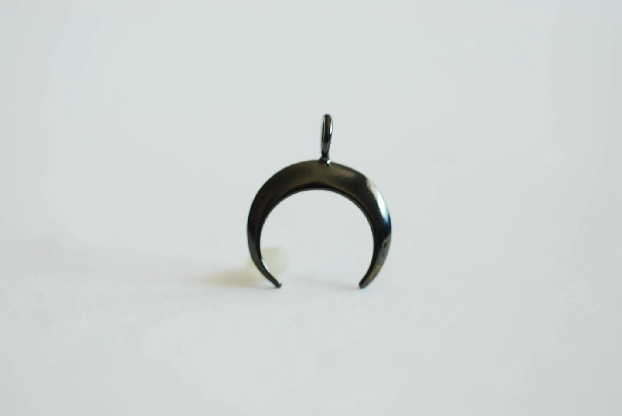Crescent Moon Wholesale Charm Pendant- Choose Sterling Silver, Gold, Rose Gold, Half moon charm pendant, Crescent Moon, Tusk Charm, Moon Charm, 365