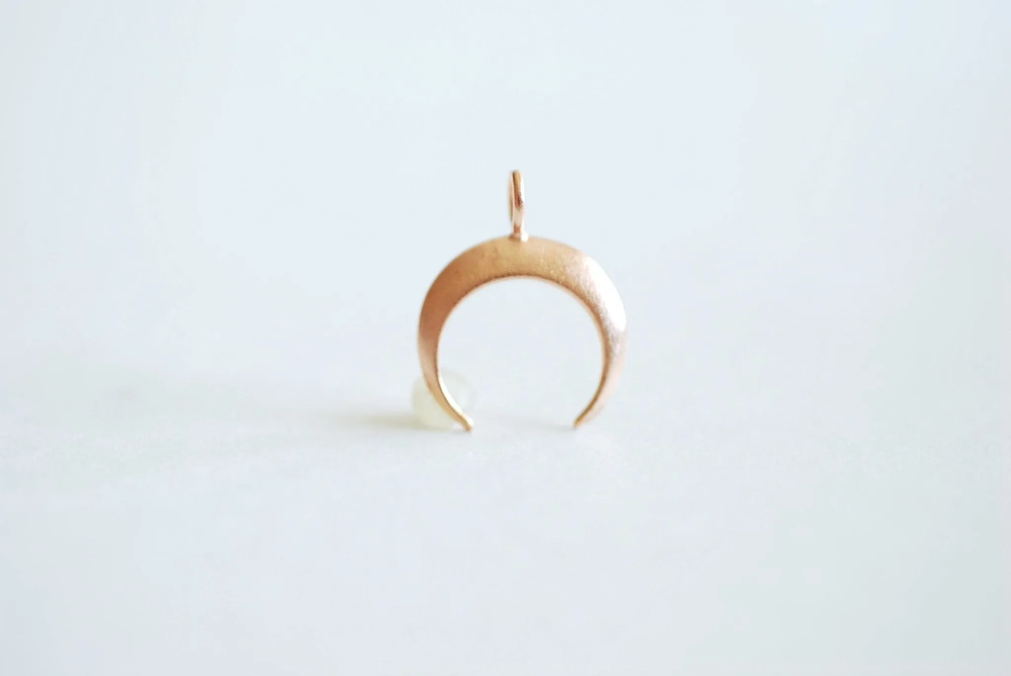 Crescent Moon Wholesale Charm Pendant- Choose Sterling Silver, Gold, Rose Gold, Half moon charm pendant, Crescent Moon, Tusk Charm, Moon Charm, 365