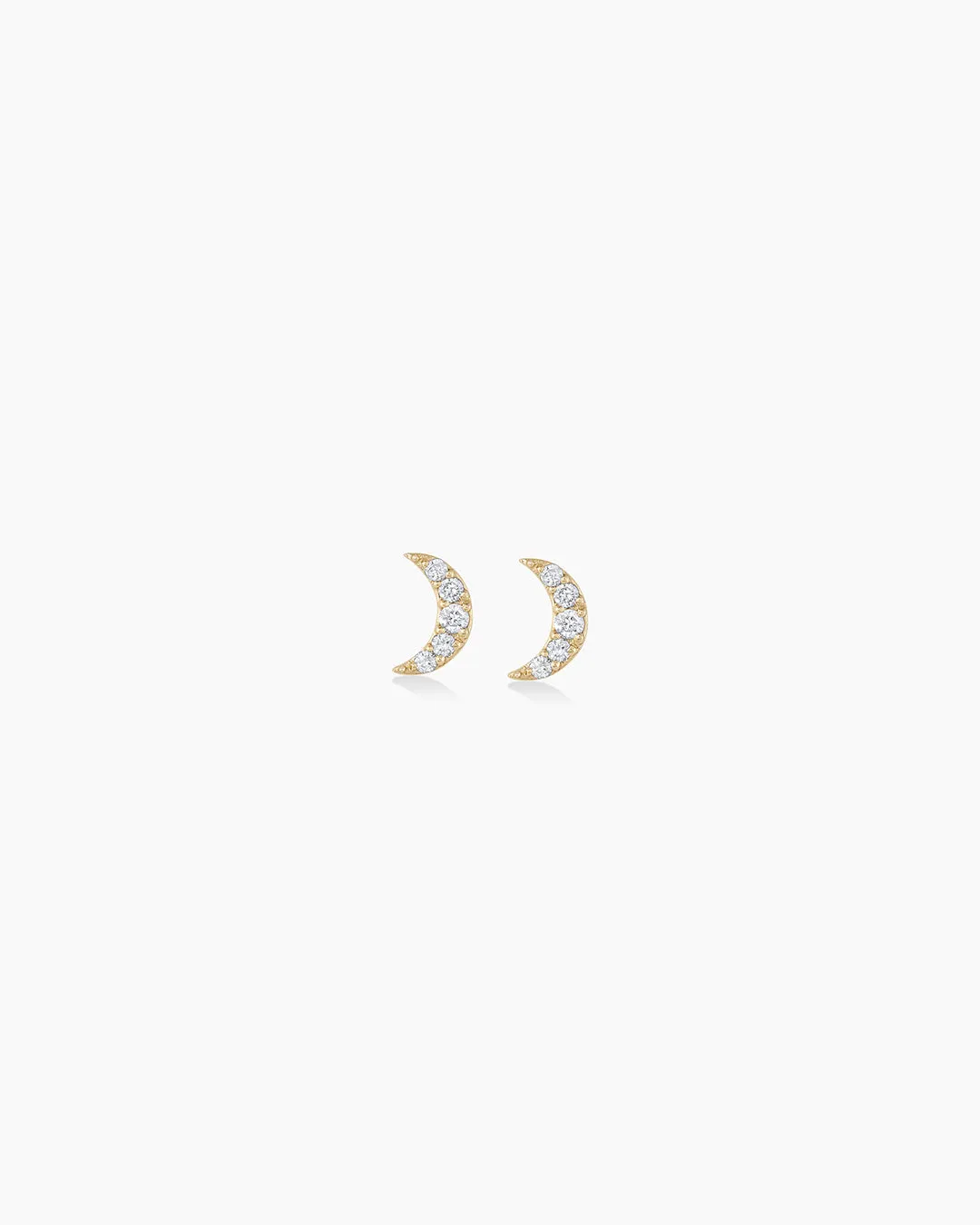 Diamond Crescent Studs