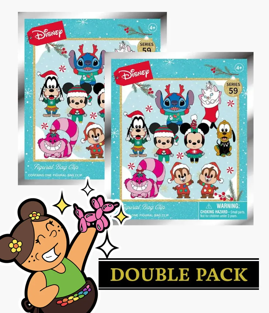 Disney Classic Holiday 2024 Edition - 3D Foam Bag Clip
