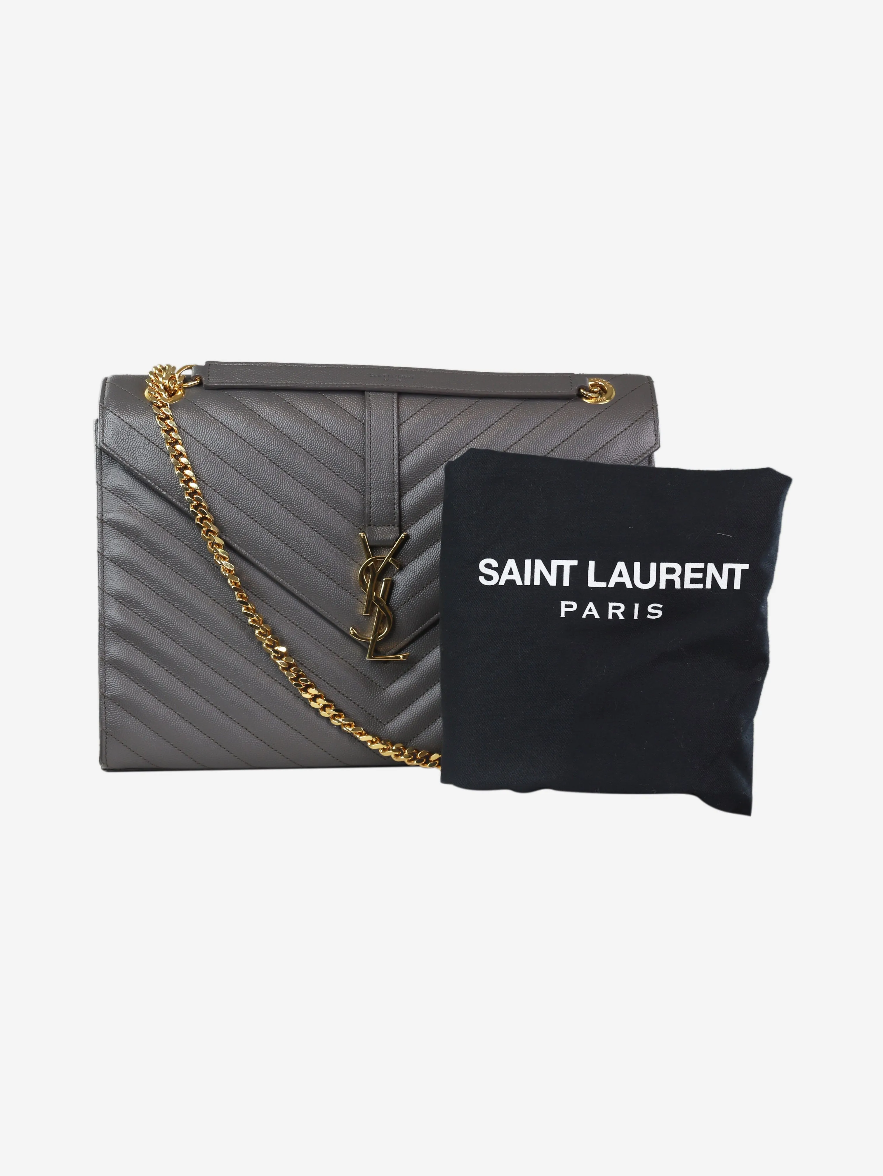 Grey Monogramme Satchel bag