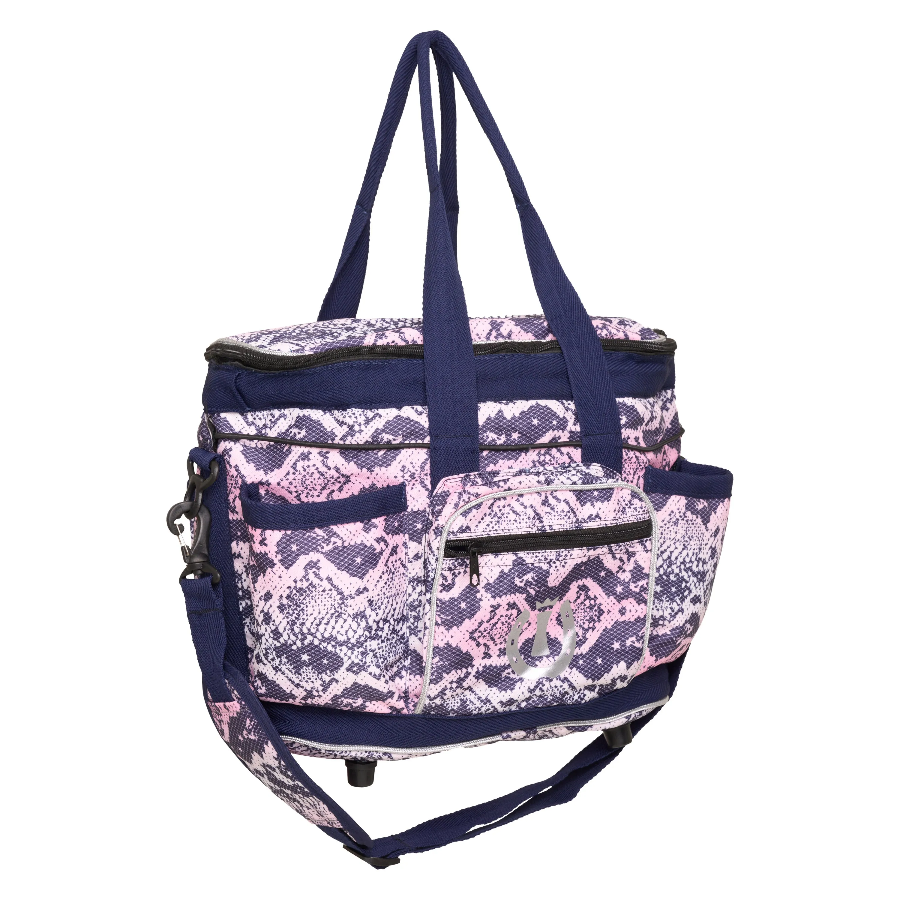 Imperial Riding Shiny Snake Grooming Bag