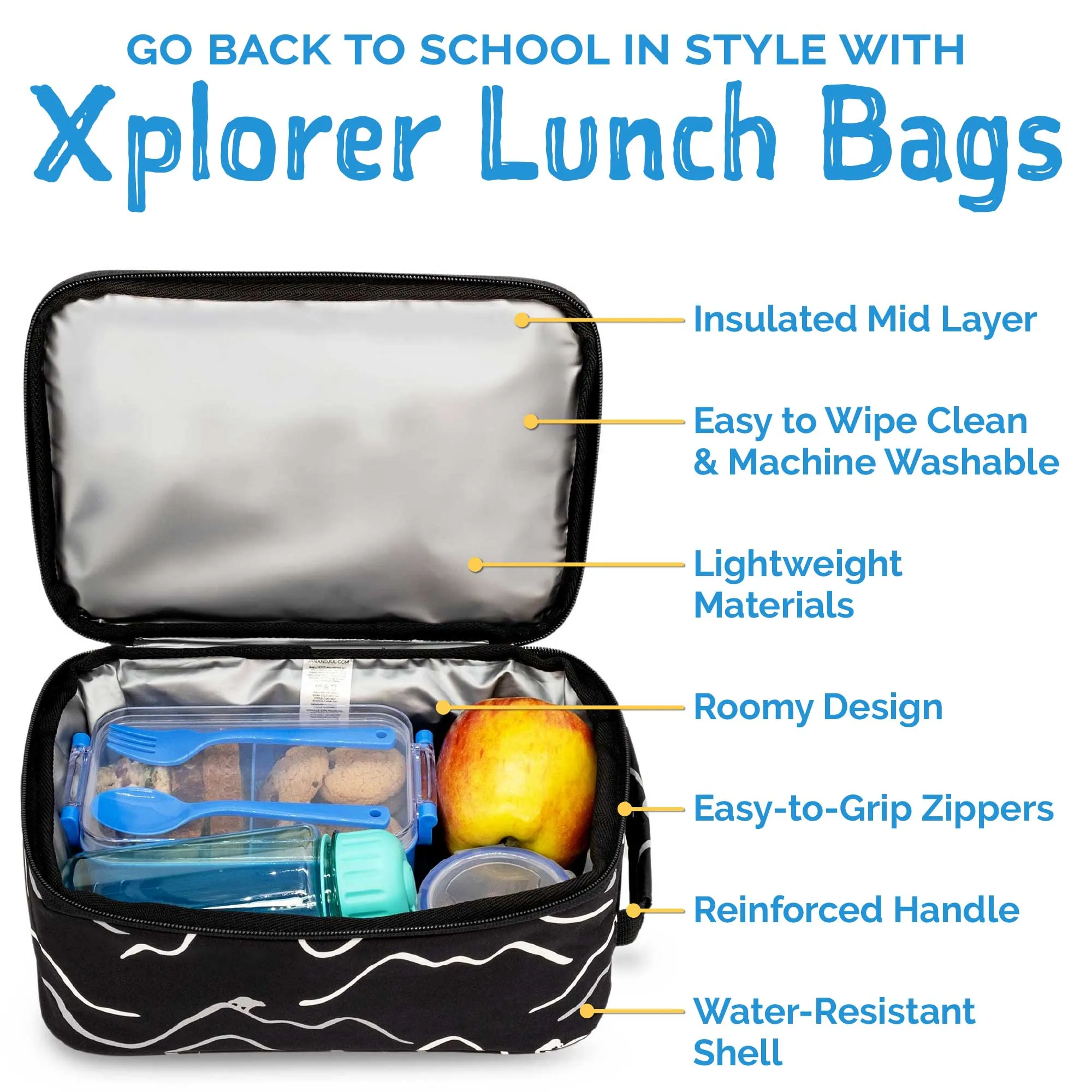 Jan & Jul Bear Mountain Lunch Bag