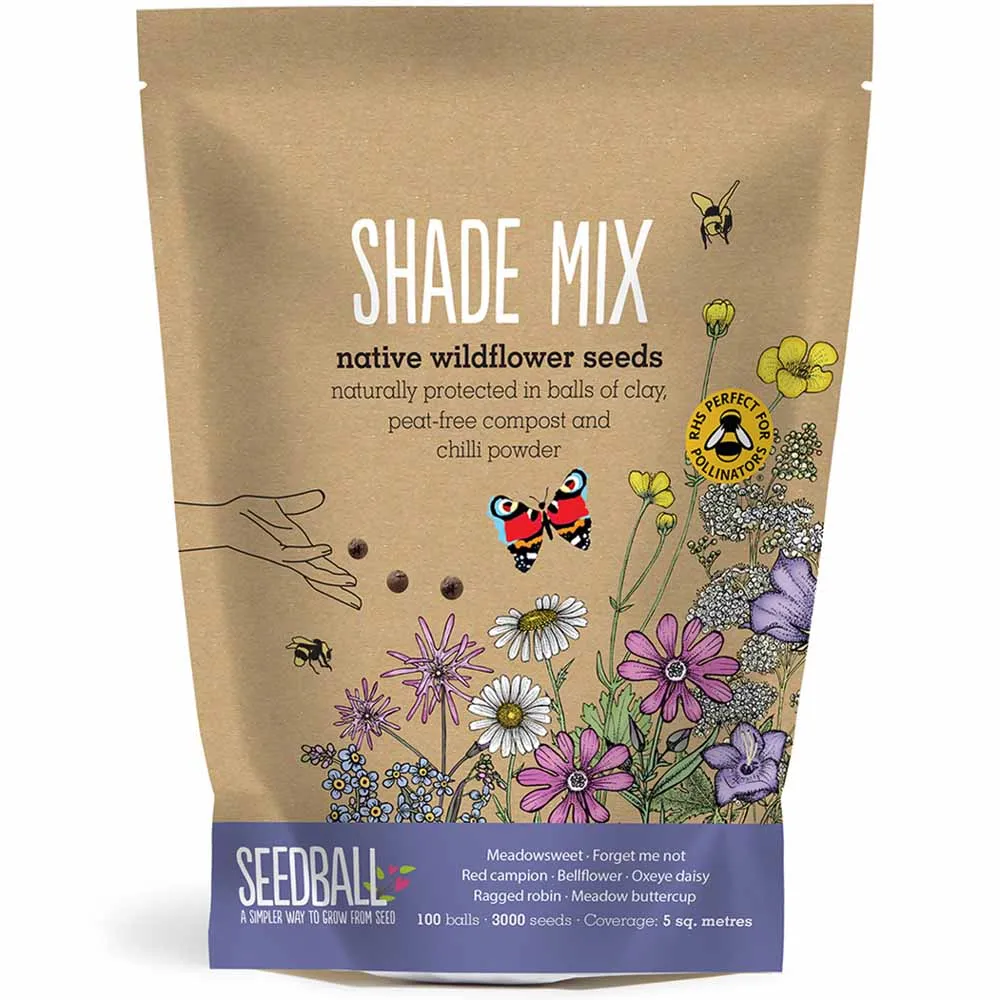 Seedball Wildflower Grab Bag - Shade Mix