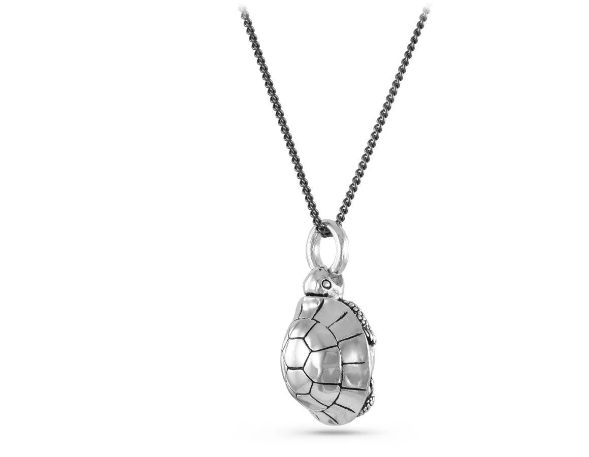 Turtle Necklace - Silver