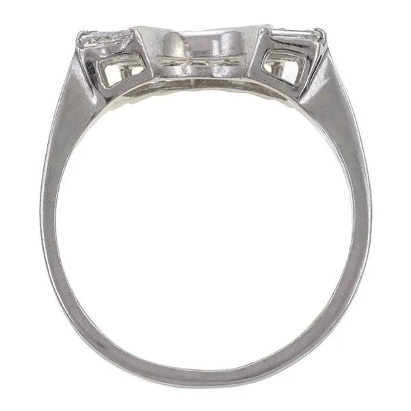 Vintage Baguette Diamond Band